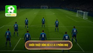 Chiến thuật bóng đá 4-1-4-1 phòng ngự