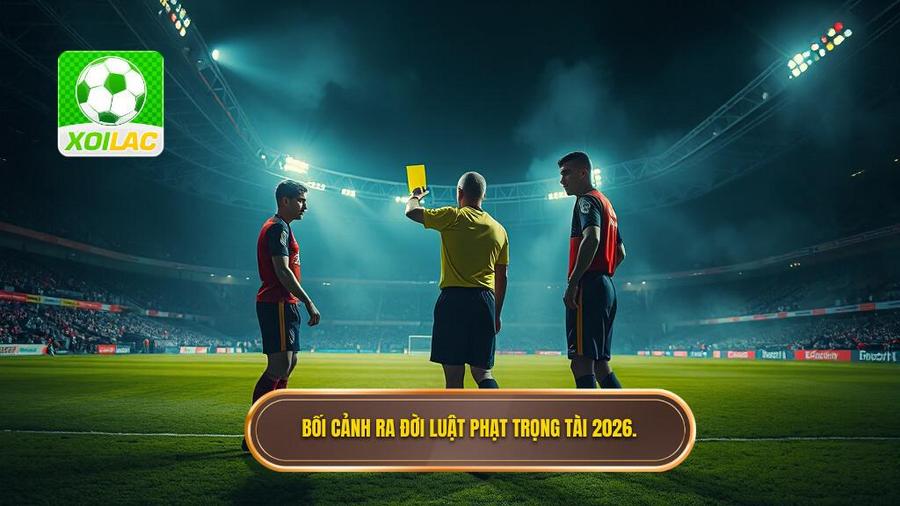 1. Bối cảnh ra đời Luật phạt trọng tài 2026.