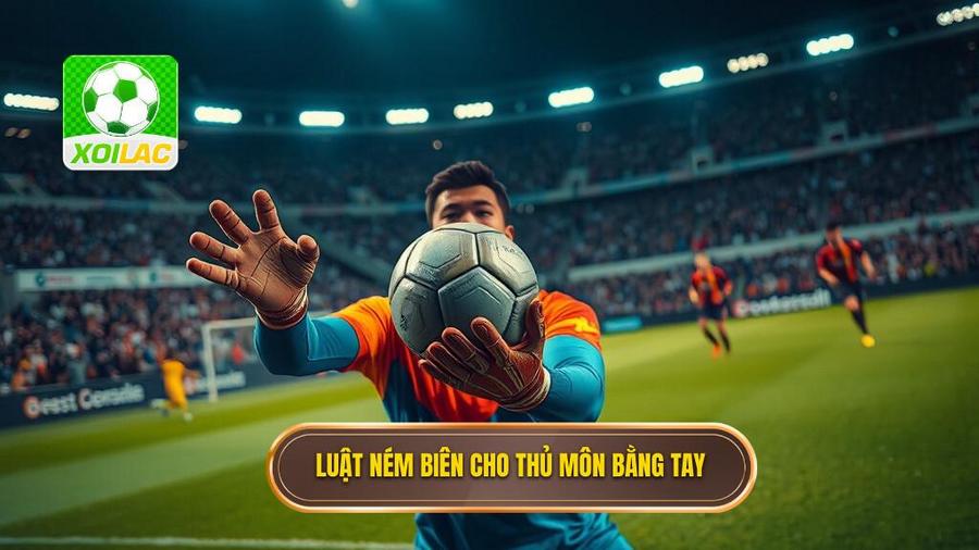 1. Luật ném biên cho thủ môn bằng tay