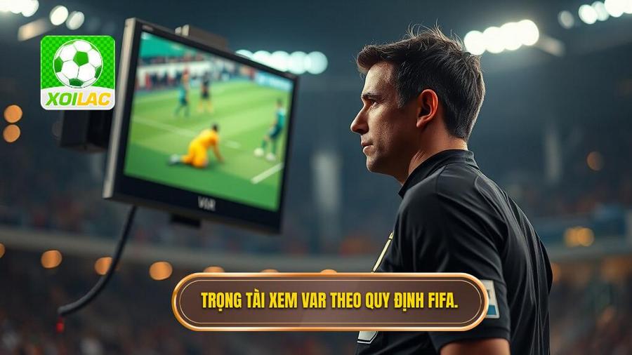 1. Trọng tài xem VAR theo quy định FIFA.