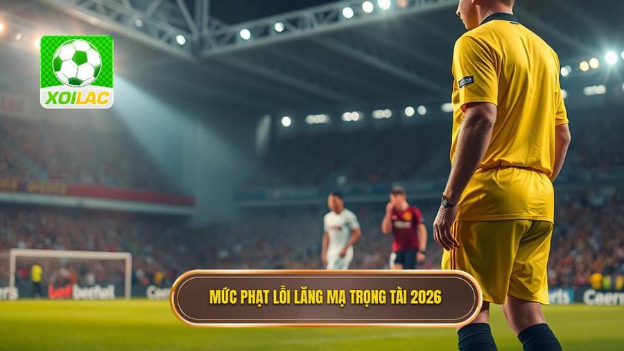 2. Mức phạt lỗi lăng mạ trọng tài 2026
