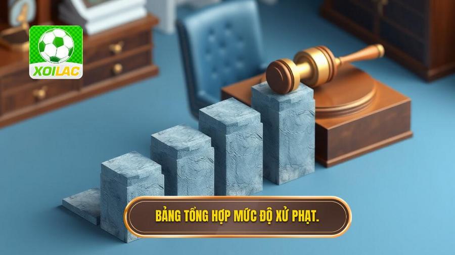 3. Bảng tổng hợp mức độ xử phạt.